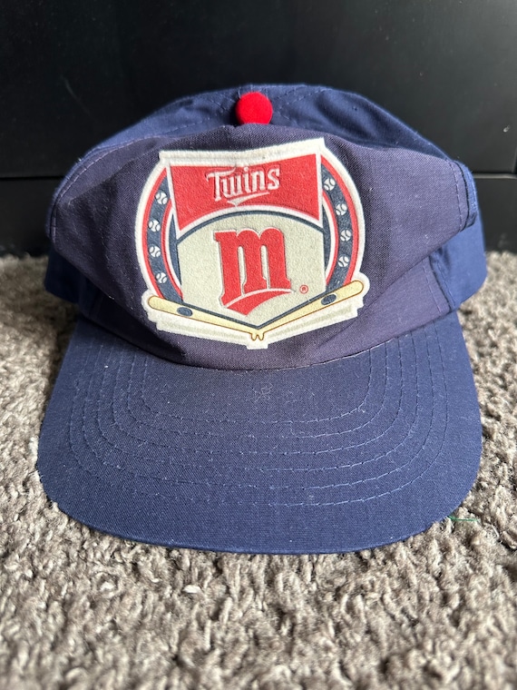 Vintage Minnesota Twins 80s Snapback Hat Clean - image 1