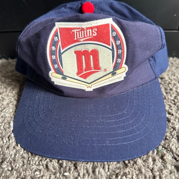 Vintage Minnesota Twins 80s Snapback Hat Clean