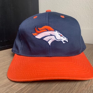 Vintage Denver Broncos Orange and Blue Perfect Snapback Hat