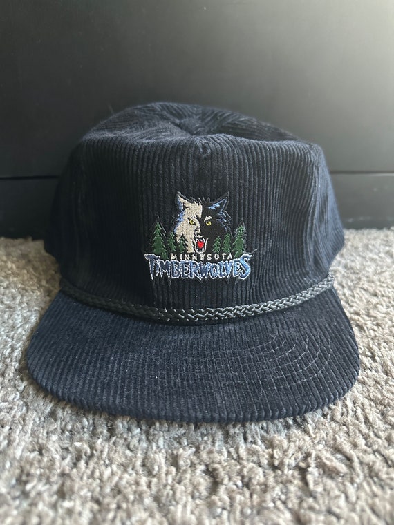 Vintage Minnesota Timberwolves Black Corduroy Rar… - image 1