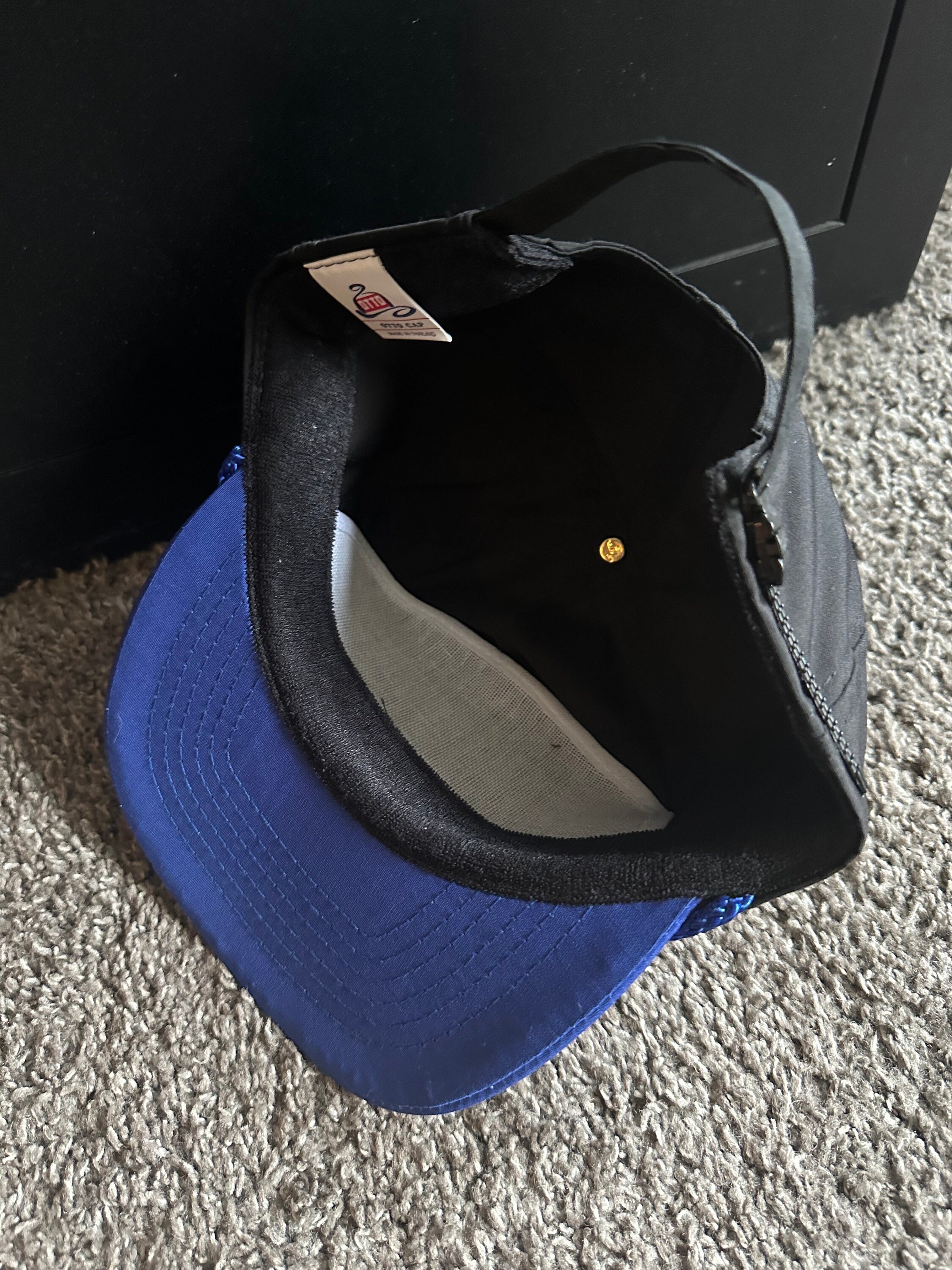 Vintage Minnesota Timberwolves OG Logo Black and Blue Rare Slide