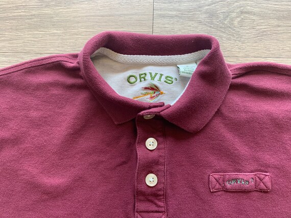 Vintage Orvis Fly Fishing Size Medium Polo Shirt