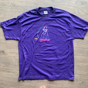 Vintage 1993 Bloomsday Spokane Washington Purple ARCR T Shirt