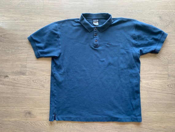 Vintage Patagonia Dark Blue Polo Shirt Size Large Etsy UK