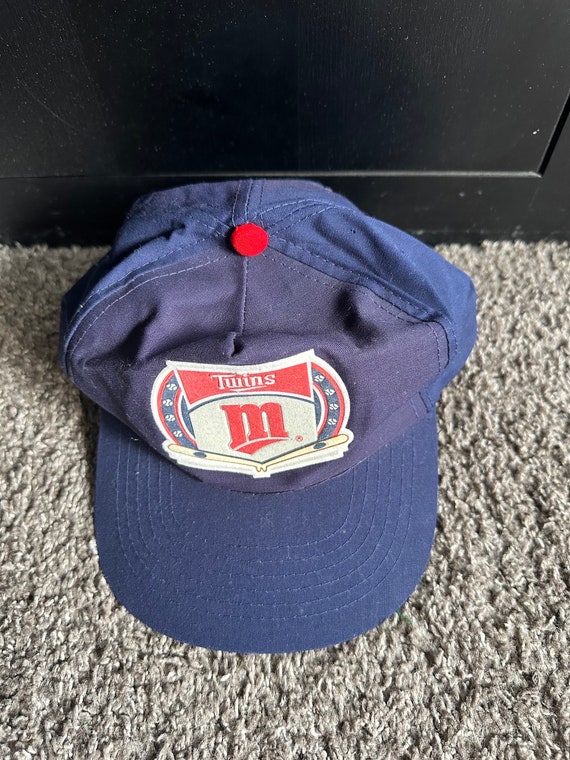 Vintage Minnesota Twins 80s Snapback Hat Clean - image 2