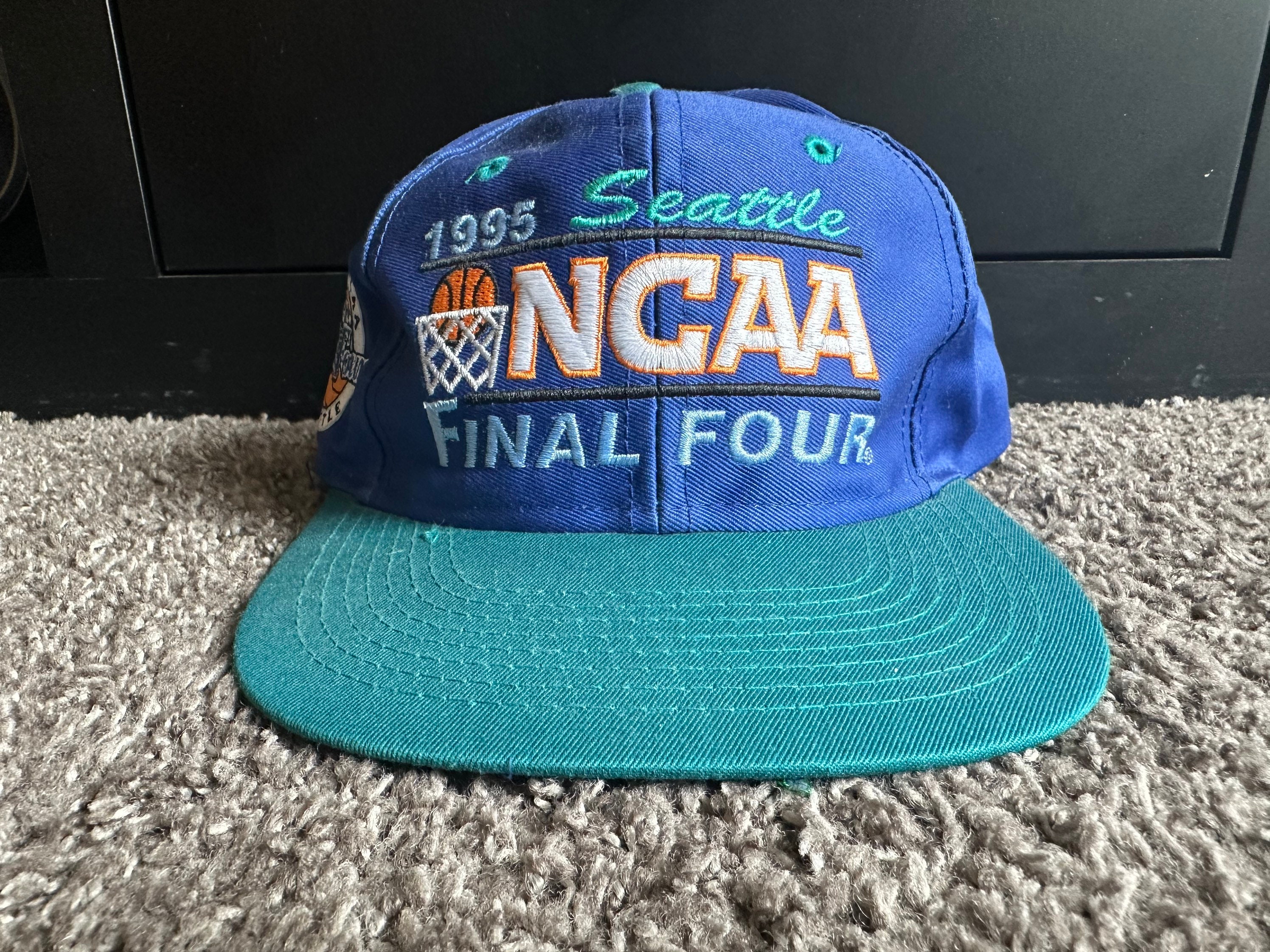 Vintage 1995 NCAA Final Four Blue and Teal Snapback Hat - Etsy