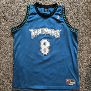 Vintage Minnesota Timberwolves Latrell Sprewell Size Extra Large Blue Nike Jersey