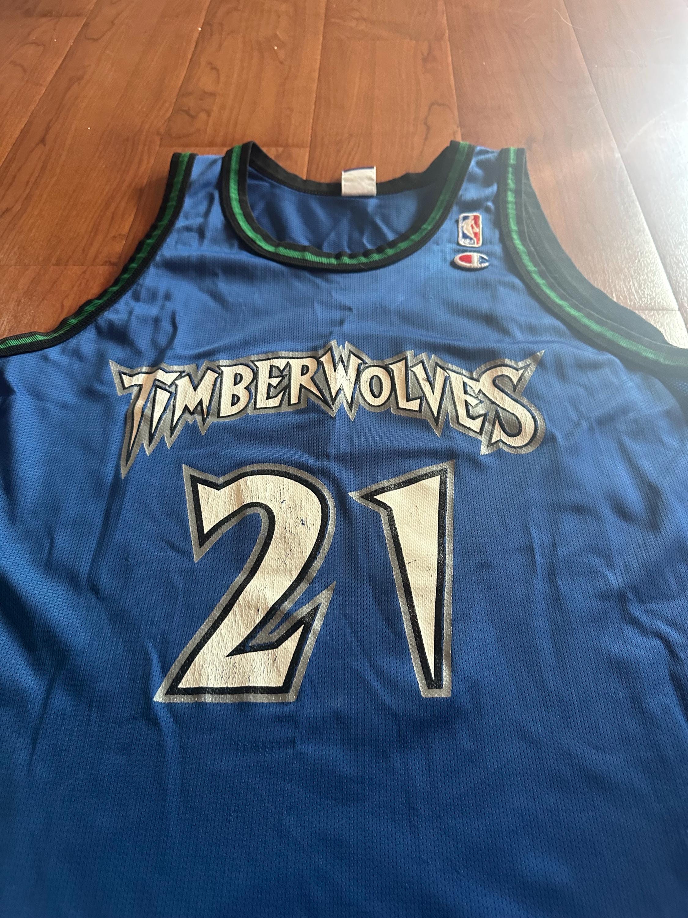 ヴィンテージ ミネソタ ティンバーウルブズ ケビン・ガーネット サイズ