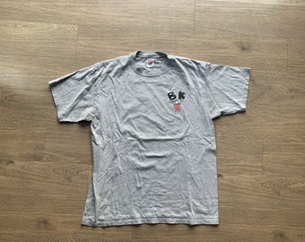 Vintage BK Sports Anvil Size Large Gray T Shirt
