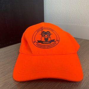 Vintage Idaho Hunter Education Program Graduate Orange Snapback Hat