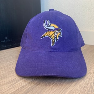 Vintage Minnesota Vikings New With Tags Purple Strapback Hat