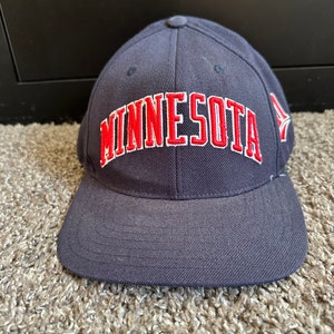 Vintage Minnesota Twins Navy Snapback Hat