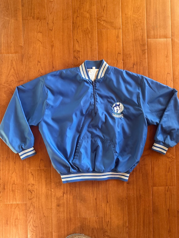 Vintage Minnesota Timberwolves Old Shep XXL Pullover Zip