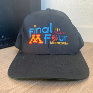 Vintage 1997 University of Minnesota Final Four Black Snapback Hat