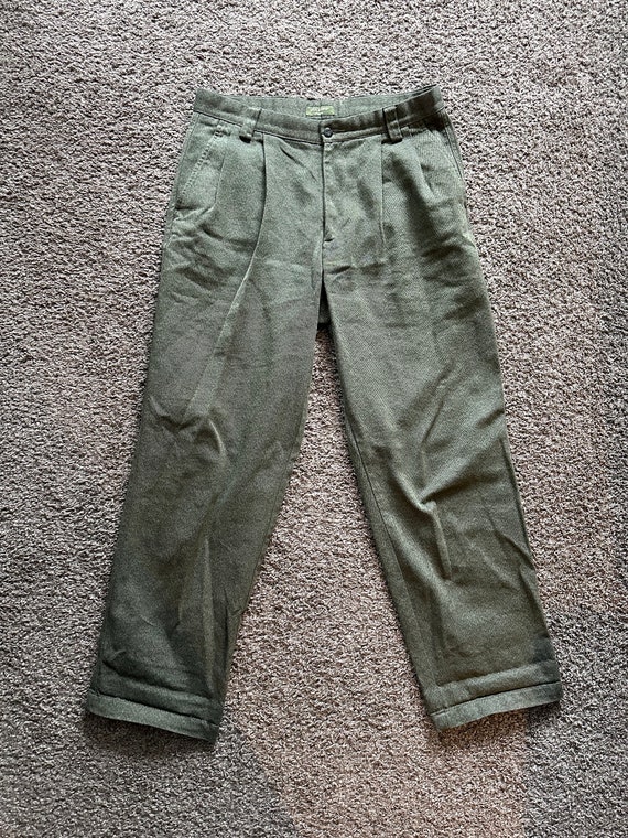 Vintage Olive Green Dockers Size 33 x 32 Pants