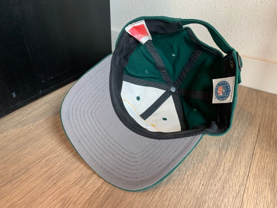 Vintage Green Bay Packers Green Strapback Hat - image 7