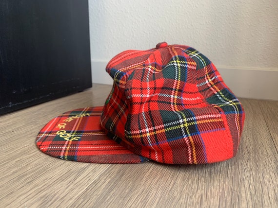 Vintage St. Andrews Red Plaid Home of Golf Rare S… - image 4