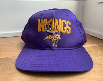 【レア】90s ヴィンテージ Minnesota Vikings キャップ Vintage Minnesota Vikings 