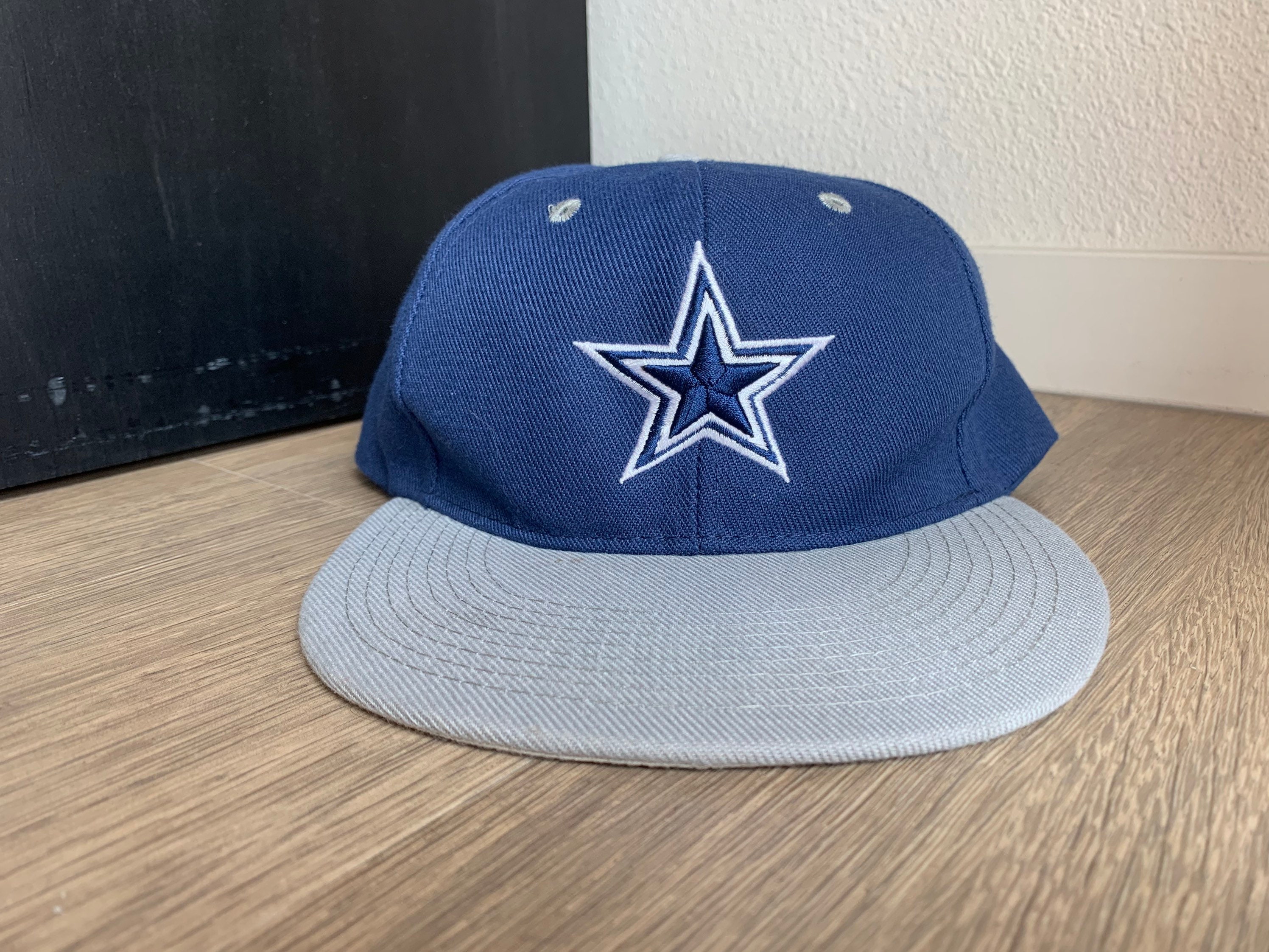 Casquette Vintage Dallas Cowboys Années 90 - Bleu Et Blanc, Taille Unique