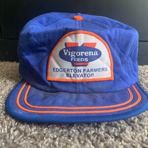 Vintage Vigorena Feeds Edgerton Farmers Elevator Flap Hat Size XL Thinsulate