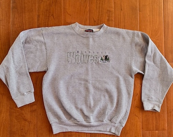 Vintage Minnesota Timberwolves Textured Crewneck Sweatshirt Size Medium