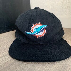 Vintage Miami Dolphins Black Snapback Hat