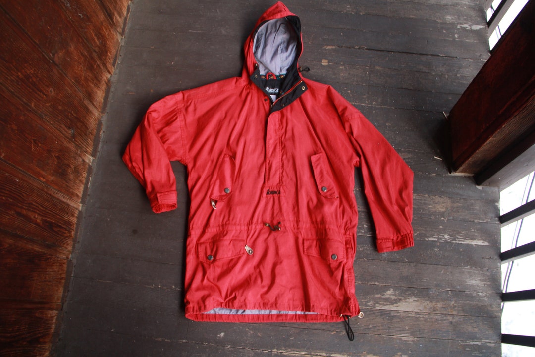 Vintage Nordica Anorak Skiing Jacket Size XL Red - Etsy