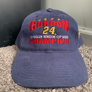 Vintage Jeff Gordon 2001 Nascar Winston Cup Series Champion Strapback Hat