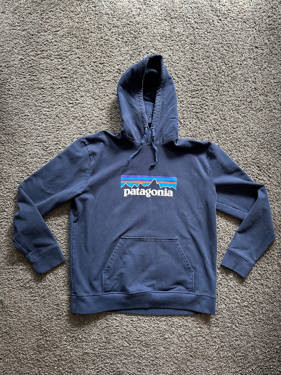 Patagonia XL Navy Hooded Sweatshirt