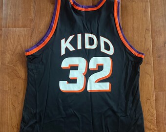 Vintage Jason Kidd Phoenix Suns Black Size 48 XL Champion Jersey