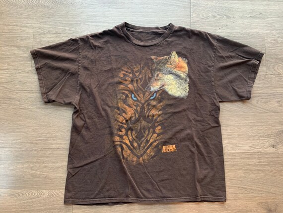 Vintage Animal Planet T Shirt Wolf No Tag Large - Etsy Vintage Animal Planet T Shirt Wolf No Tag Large - Etsy