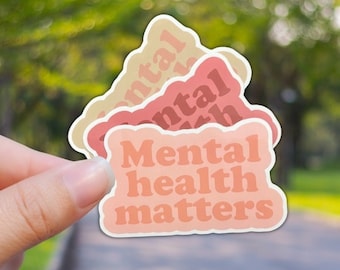 Mental Health Matters Sticker, Mental health Awareness Vinyl Sticker, Take Your Meds Sticker, Psychology Therapist gift