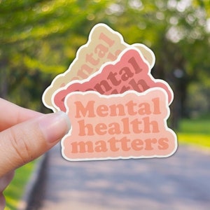 Mental Health Matters Sticker, Mental health Awareness Vinyl Sticker, Take Your Meds Sticker, Psychology Therapist gift