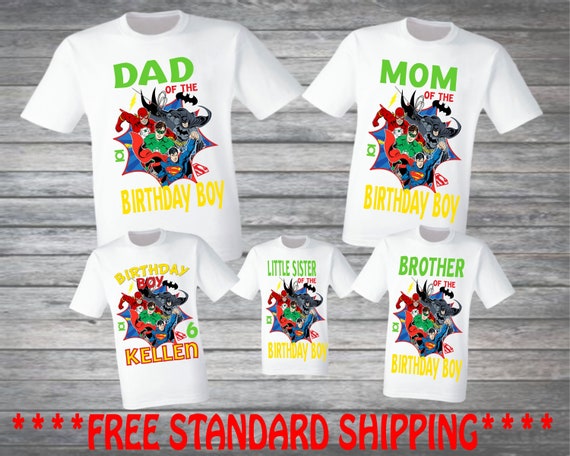 Justice League Personlized Birthday Shirt Boy Or Girl Any Etsy - team umizoomi geo with his sister milli roblox