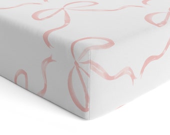 Pink fitted crib sheet deals