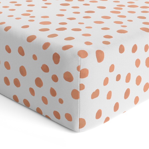 Orange Crib Bedding Etsy