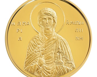 Saint Mary Magdalene Red String Adjustable Bracelet with 18 ct Yellow Gold Medal 0.06 oz
