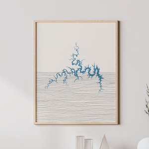 Table Rock Lake Art - Boho Tisch Rock Lake Druck, Table Rock Lake Missouri Dekor - Lakehouse Wandkunst, Geschenkidee