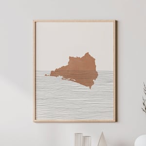 Colima Art Print - Colima, Mexico - Wall Art and Decor, Travel Poster - Estado de Colima Gift
