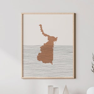 Tamaulipas Art Print - Tamaulipas, México - Arte y decoración de pared, Cartel de viaje - Regalo del Estado de Tamaulipas