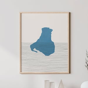 Emerald Lake Art - Emerald Lake, Canada, Boho Lake Travel Poster - Minimalist Print, Emerald Lake Map Artwork