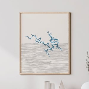 Lake of the Ozarks Art - Boho Lake of the Ozarks Print, Lake of the Ozarks Missouri Decor - Lakehouse Wall Art, Gift Idea