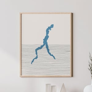 Kunst Comomeer - Comomeer, Italië, reisposter Bohomeer - minimalistische print, Comomeer kaartkunstwerk