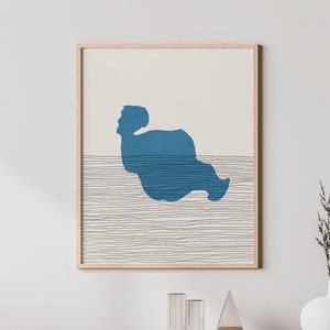 Houghton Lake Art - Boho Houghton Lake Print, Houghton Lake Michigan Picture - Lakehouse Wall Art / Decor, Gift Idea