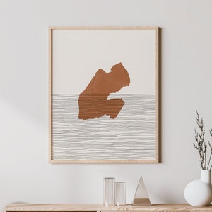 Djibouti Print - Boho Djibouti Wall Art and Decor, Country Travel Poster, Djibouti Map Silhouette and Gift Idea