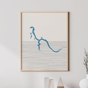Pickwick Lake Art - Boho Pickwick See Druck, Pickwick Lake Alabama - Lakehouse Dekor / Wandkunst, Pickwick Lake Karte