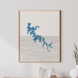 Percy Priest Lake Art - Boho Percy Priest Lake Druck, Percy Priest Lake Tennessee Dekor - Lakehouse Wandkunst, Geschenkidee