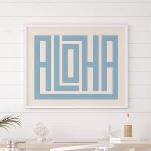 Coastal Cowgirl Aloha Print - Coastal Decor - Surf Wall Art, Beach Wall Art / Prints - Coastal Cowgirl Wall Decor