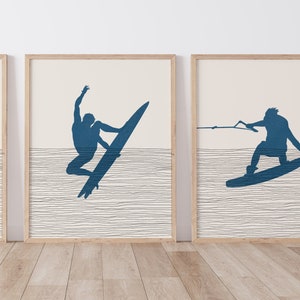 Boys Sports Posters - Sports Pictures, Minimalist Sports Art - Sports Wall Art Prints, Modern Sports Art - Set of 6, Sports Gifts for Him