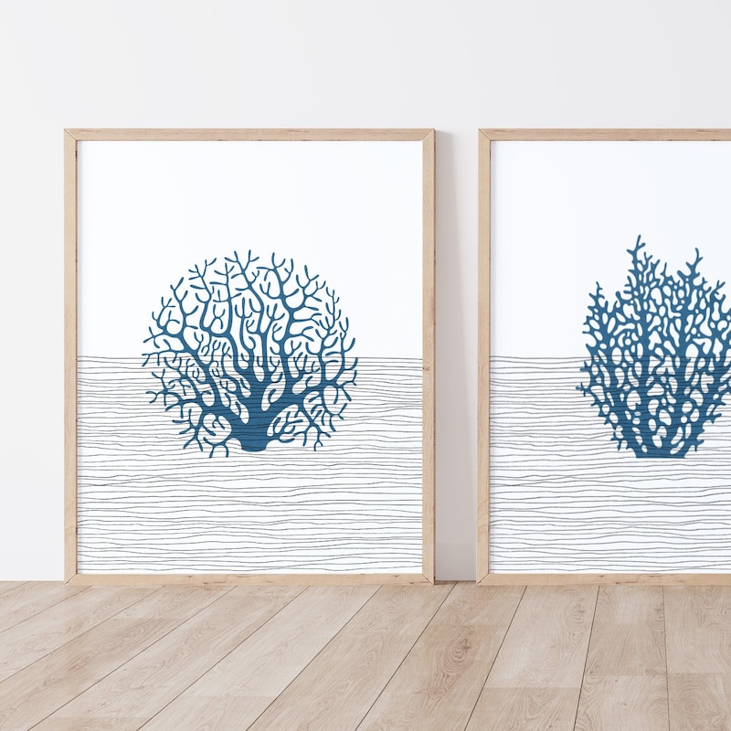 Stunning Woven Coral Wall Decor image